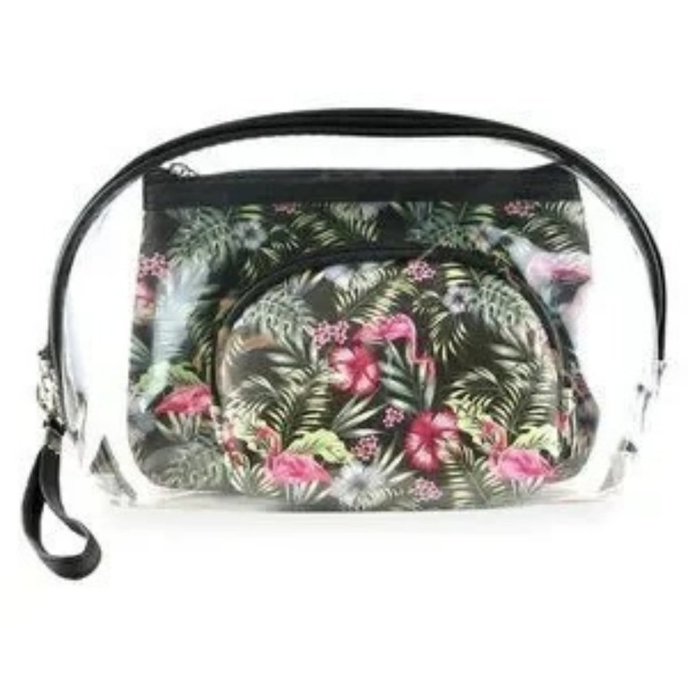 Pink Flamingos on Black Travel Buddies